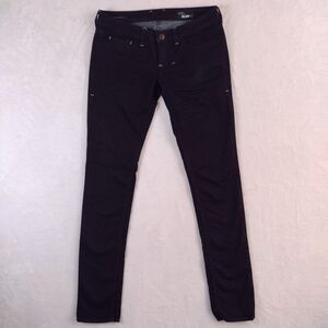 William Rast Women's Black Jeans Ultra Skinny Jerri Size 16 Cotton Blend